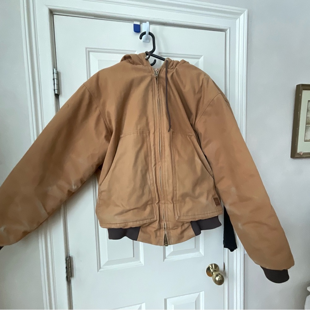 Carhartt Beige Hooded Jacket